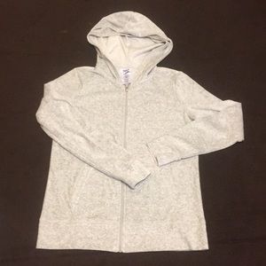 Everlast velvety soft hooded jacket.  Size medium